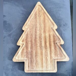 Small Wooden Christmas Tree Charcuterie Board
